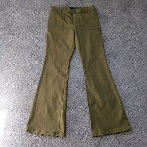Kut from the Kloth Olive Flare Jeans